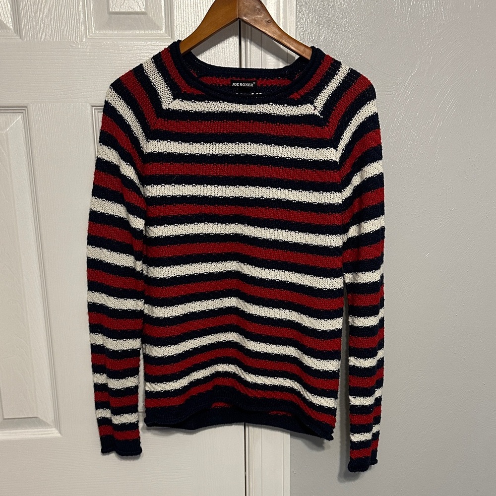 Joe Boxer Multicolor Striped Crewneck Sweater